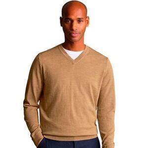 Charles Tyrwhitt 100% Merino Wool Mens size XL Career Casual Preppy Sweater